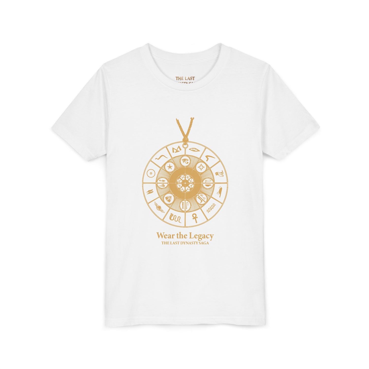 Youth Graphic Tee — THE SAGA Compass &amp; Abstract Hero&
