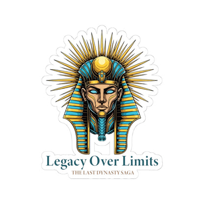 Copy of The Last Dynasty Saga Sticker — Minimalist Retro Game Logo Kiss-Cut Sticker