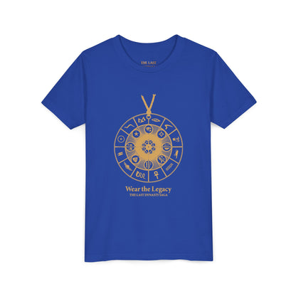 Youth Graphic Tee — THE SAGA Compass &amp; Abstract Hero&