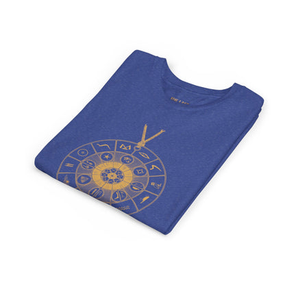 Youth Graphic Tee — THE SAGA Compass &amp; Abstract Hero&