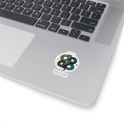 Last Dynasty Saga Sticker — Minimalist Retro Game Logo Kiss-Cut Sticker