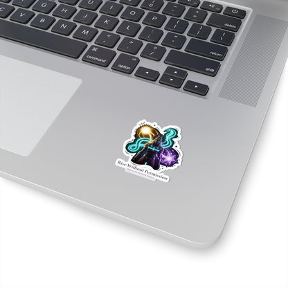 Last Dynasty Saga Sticker — Minimalist Retro Game Logo Kiss-Cut Sticker