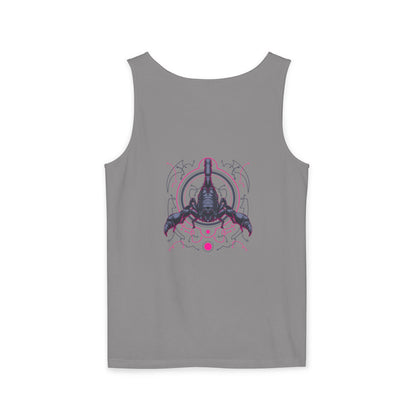 Scorpion Graphic Tank Top — Dark Cosmic Scorpion Art