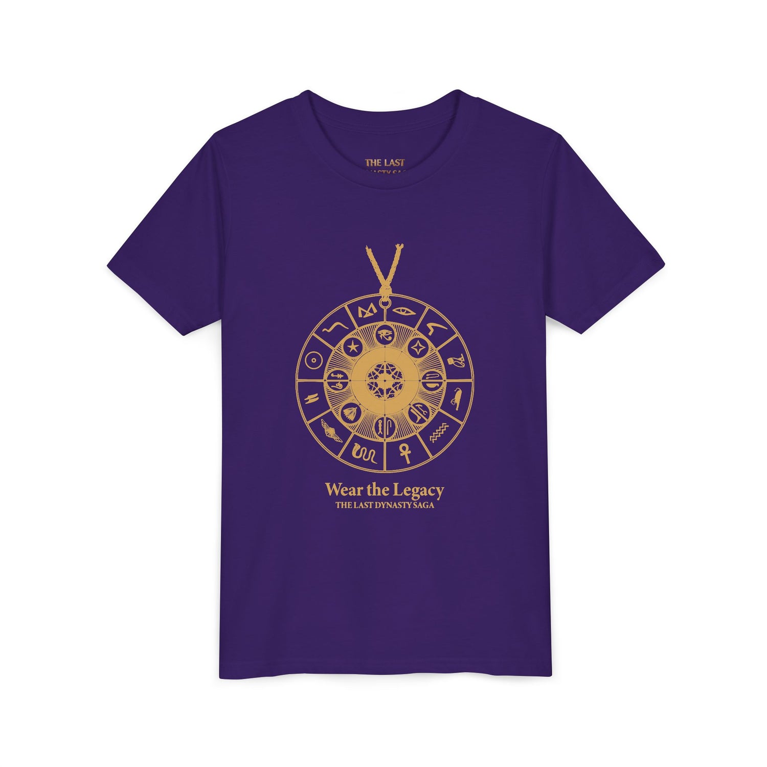 Youth Graphic Tee — THE SAGA Compass &amp; Abstract Hero&
