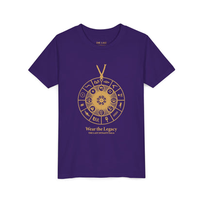 Youth Graphic Tee — THE SAGA Compass &amp; Abstract Hero&
