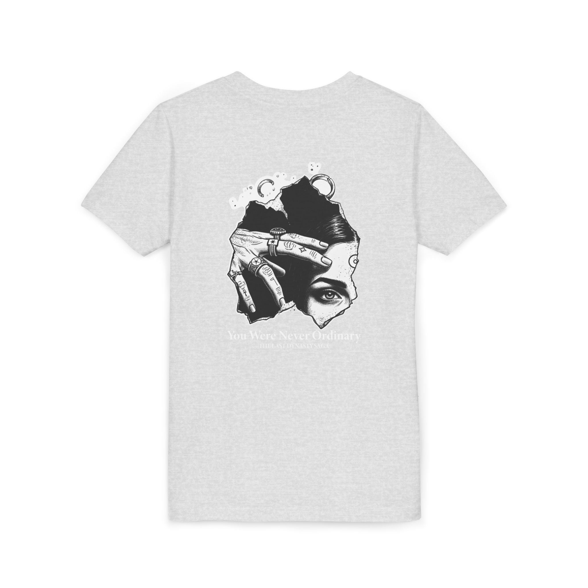 Youth Graphic Tee — THE SAGA Compass &amp; Abstract Hero&