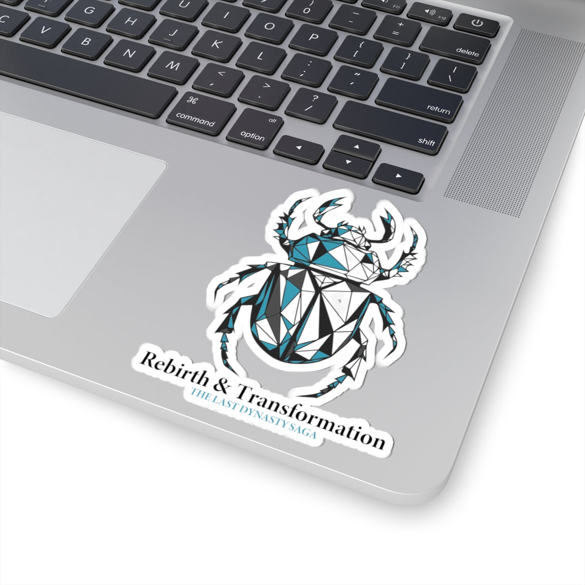 Last Dynasty Saga Sticker — Minimalist Retro Game Logo Kiss-Cut Sticker