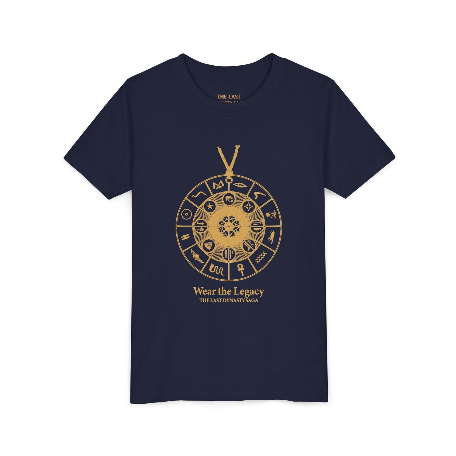 Youth Graphic Tee — THE SAGA Compass &amp; Abstract Hero&
