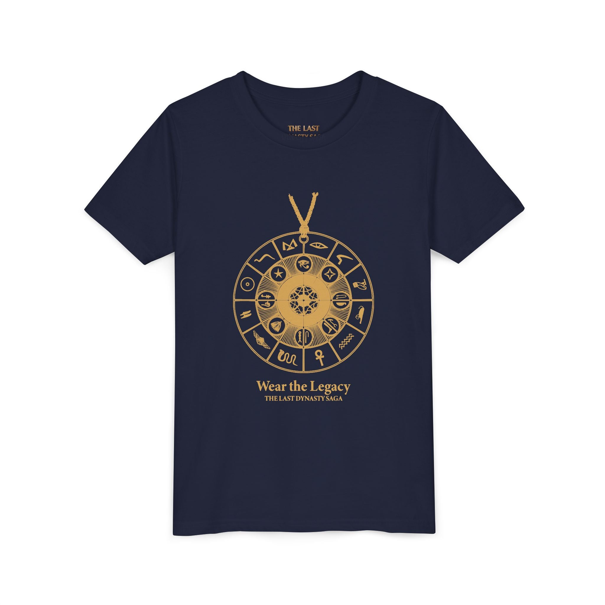 Youth Graphic Tee — THE SAGA Compass &amp; Abstract Hero&
