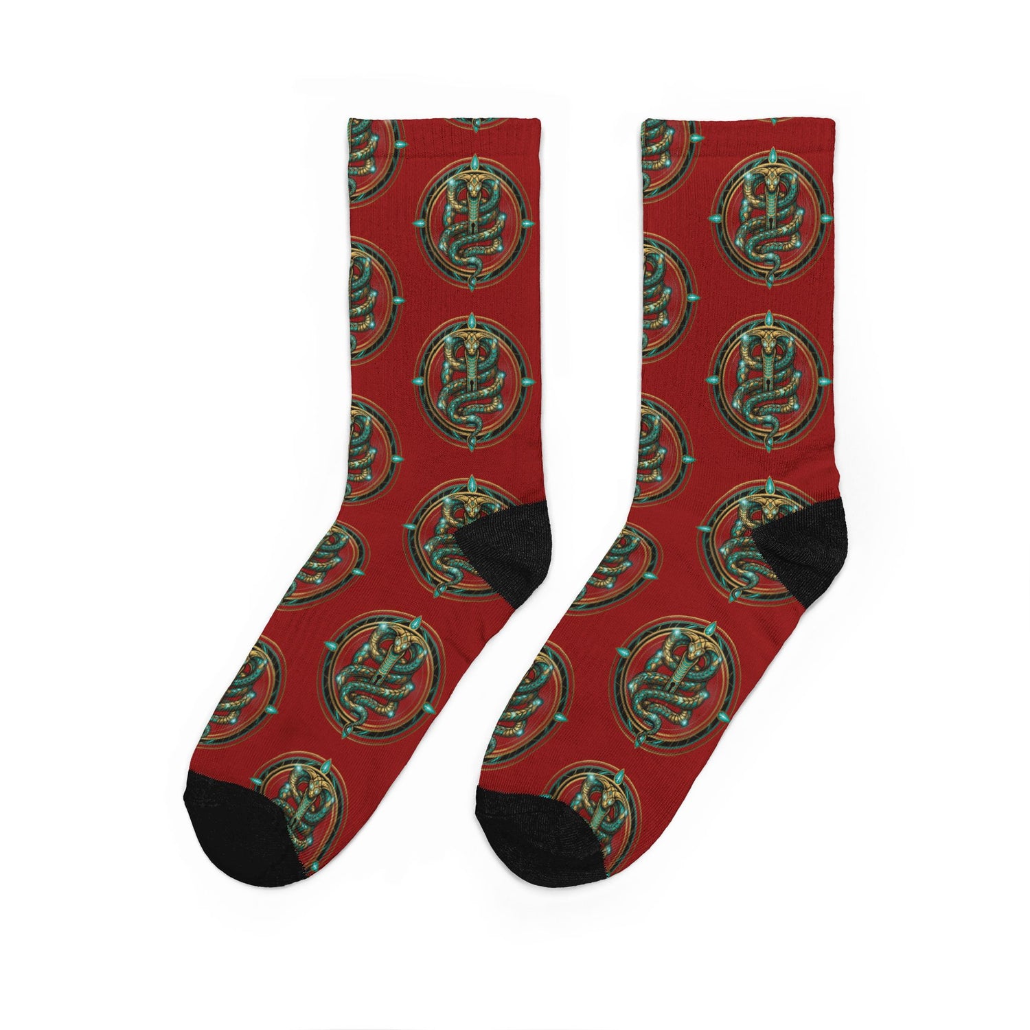 Red Serpent Socks — The Saga Everyday Wear