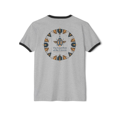 Ringer T-Shirt — "The Throne Awaits" Fantasy Sword Crest Tee