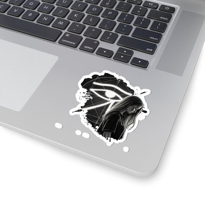 The Last Dynasty Saga Sticker — Minimalist Retro Game Logo Kiss-Cut Sticker