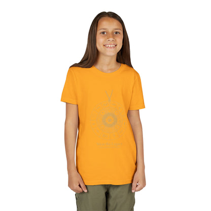 Youth Graphic Tee — THE SAGA Compass &amp; Abstract Hero&
