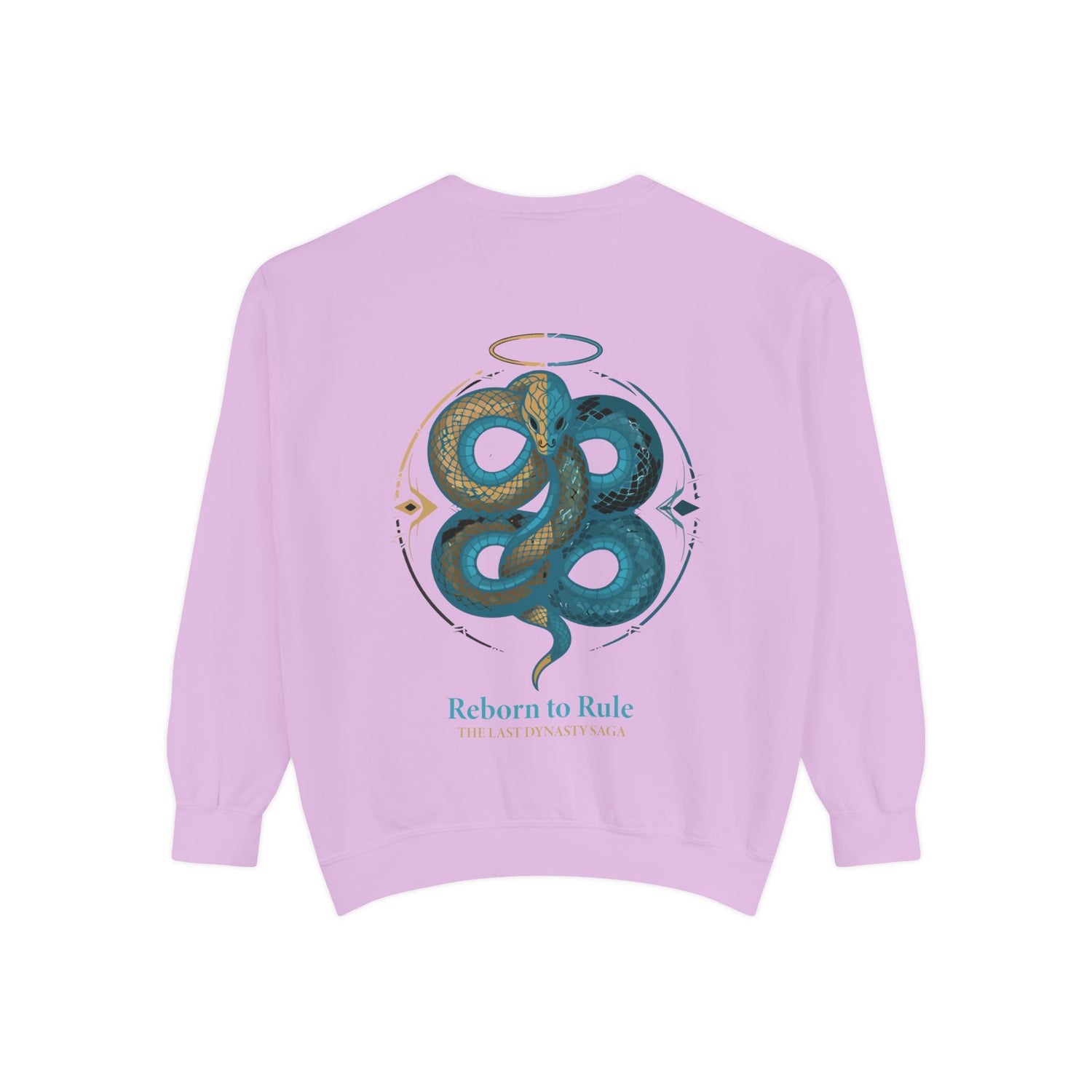 Snake Emblem Sweatshirt — "Reborn to Rule" Graphic Crewneck
