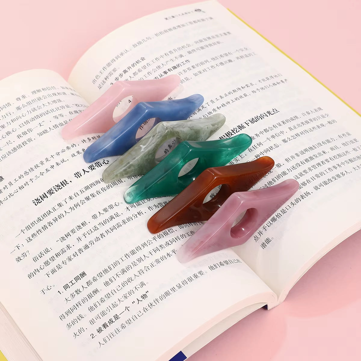 Thumb Book Page Holder One-Hand Reading Support Bookmark