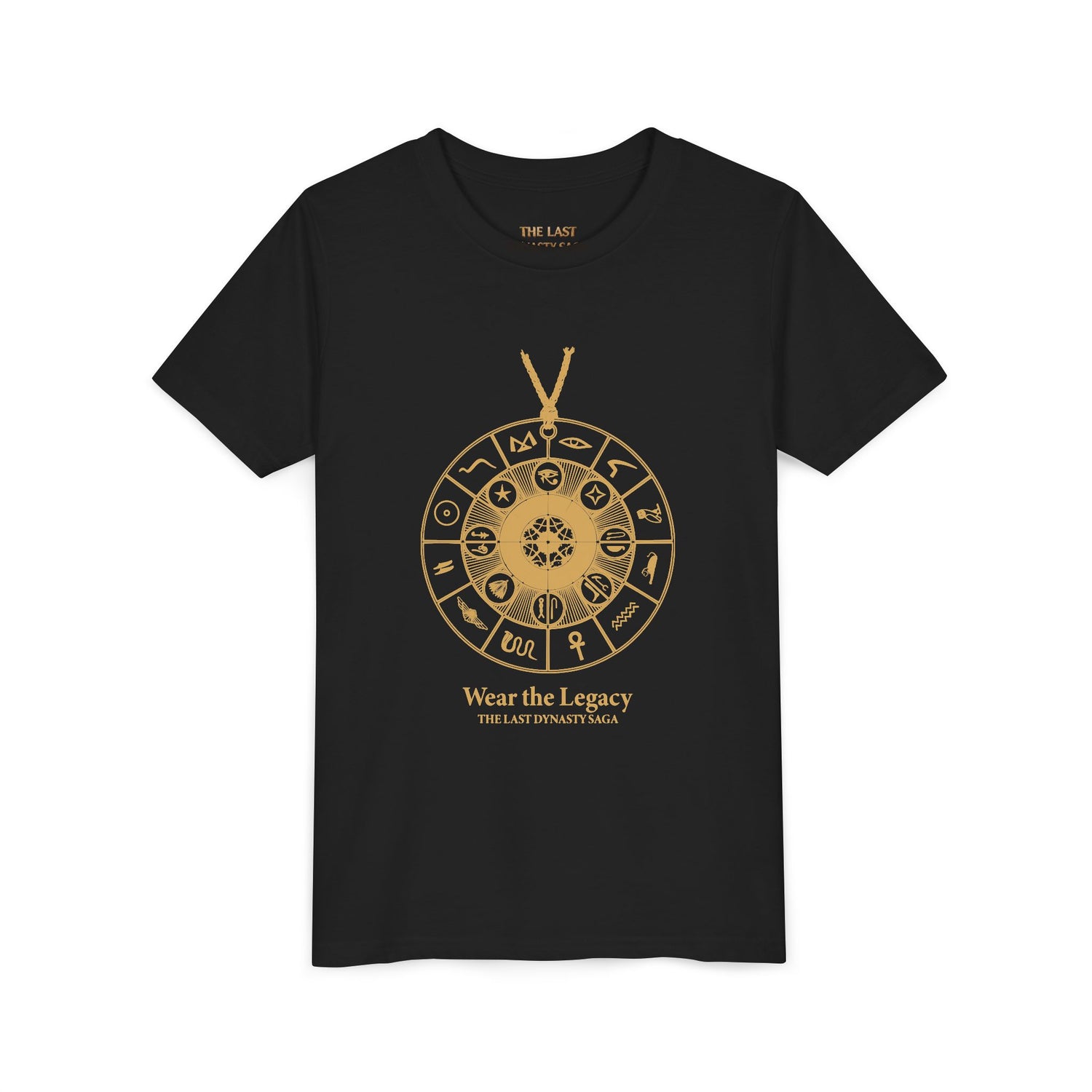 Youth Graphic Tee — THE SAGA Compass &amp; Abstract Hero&