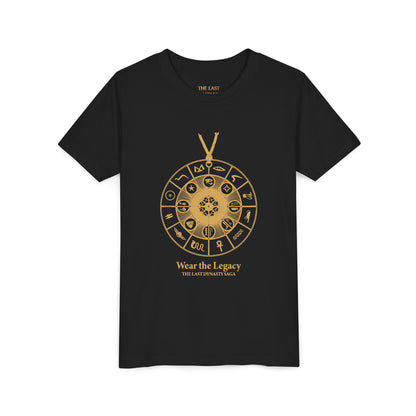 Youth Graphic Tee — THE SAGA Compass &amp; Abstract Hero&