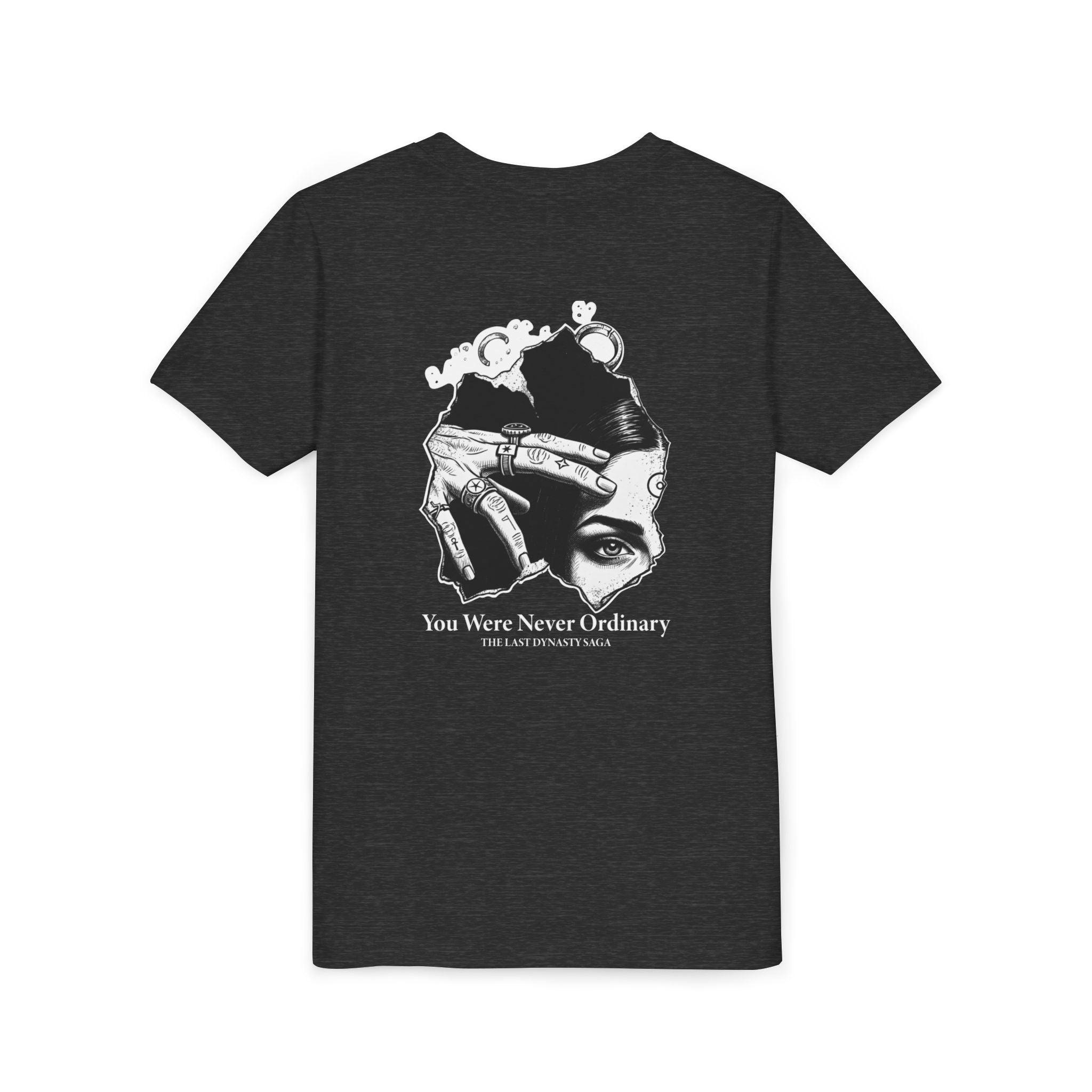 Youth Graphic Tee — THE SAGA Compass &amp; Abstract Hero&