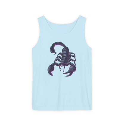 Scorpion Graphic Tank Top — Dark Cosmic Scorpion Art