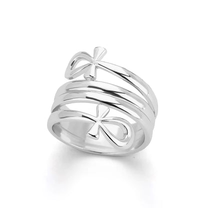 Gold-Tone Stainless Steel Adjustable Band (Unisex) 
