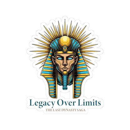 Copy of The Last Dynasty Saga Sticker — Minimalist Retro Game Logo Kiss-Cut Sticker