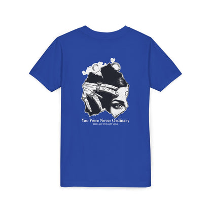 Youth Graphic Tee — THE SAGA Compass &amp; Abstract Hero&