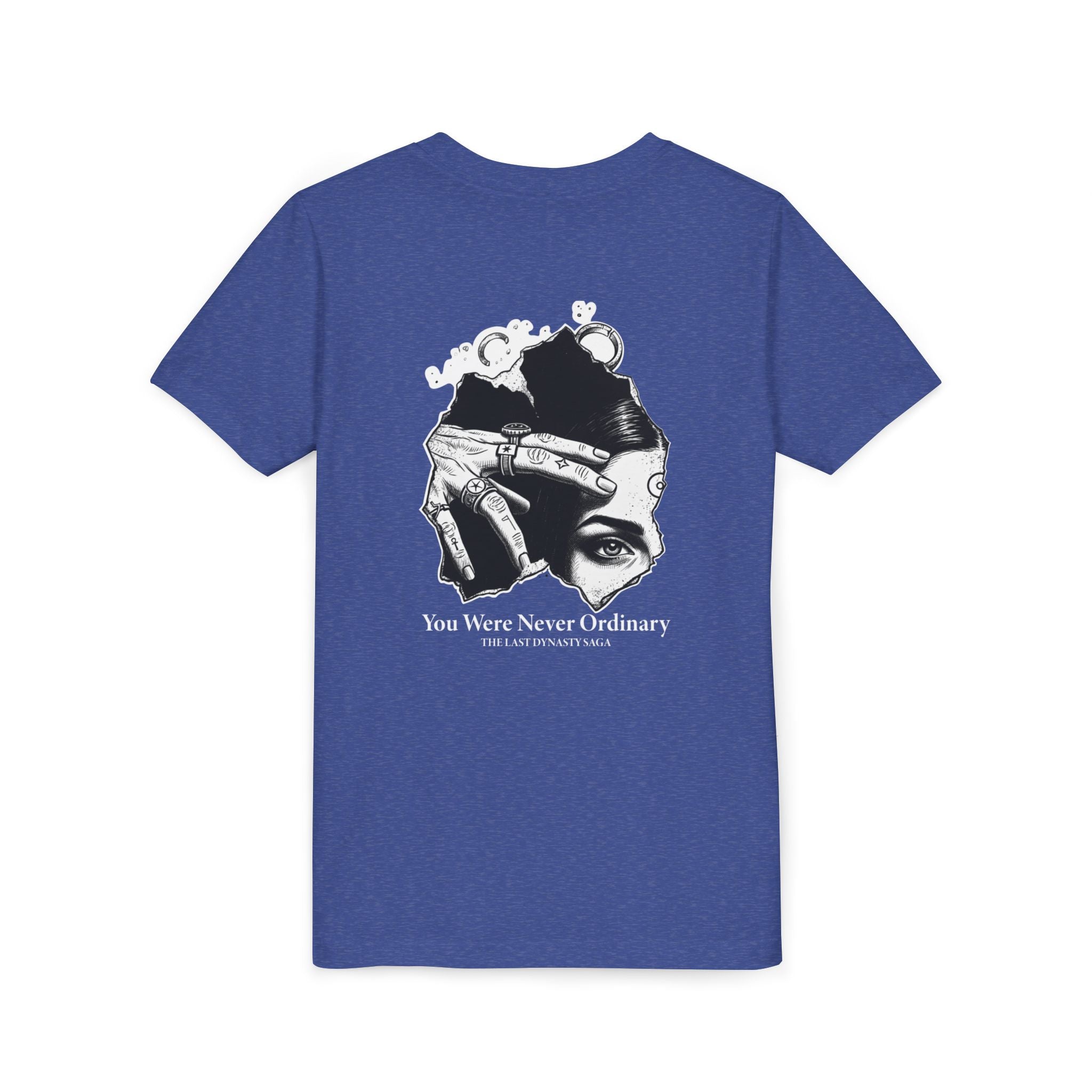 Youth Graphic Tee — THE SAGA Compass &amp; Abstract Hero&