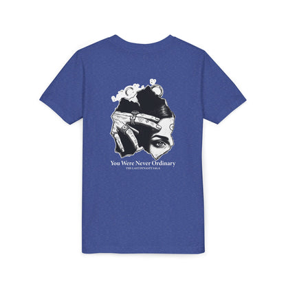 Youth Graphic Tee — THE SAGA Compass &amp; Abstract Hero&