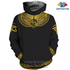 Eye of Horus 3D Print Hoodie — Pharaoh Inspired Sweatshirt