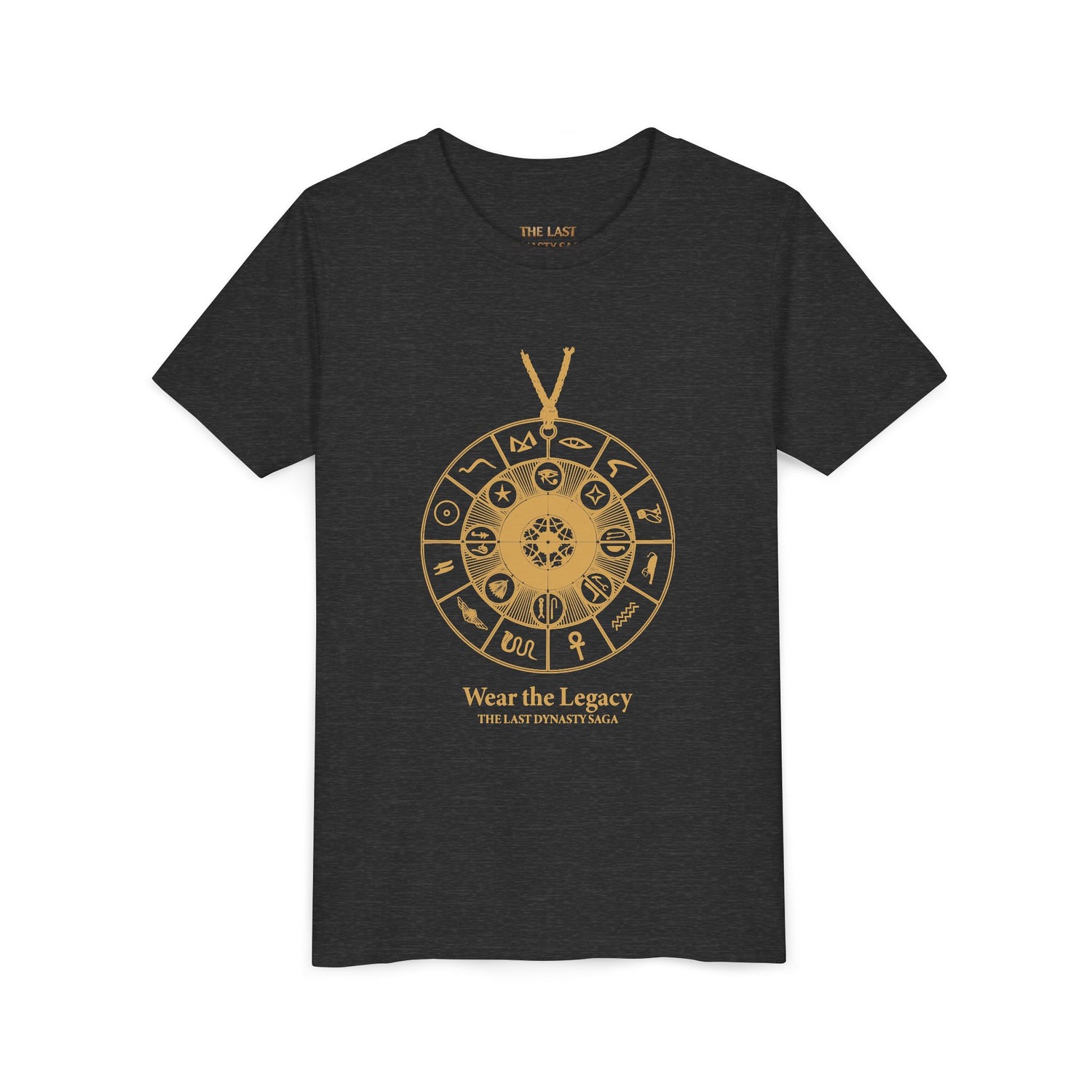 Youth Graphic Tee — THE SAGA Compass &amp; Abstract Hero&