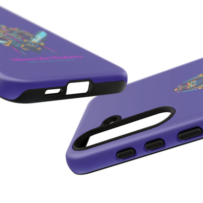 Phone Case — Neon Pharaoh Dual Swords "Silence the Weakness"