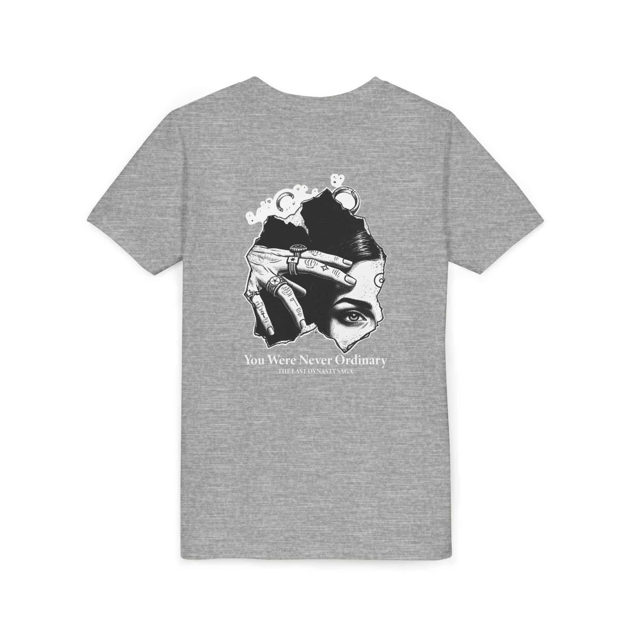 Youth Graphic Tee — THE SAGA Compass &amp; Abstract Hero&