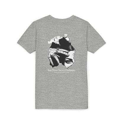 Youth Graphic Tee — THE SAGA Compass &amp; Abstract Hero&