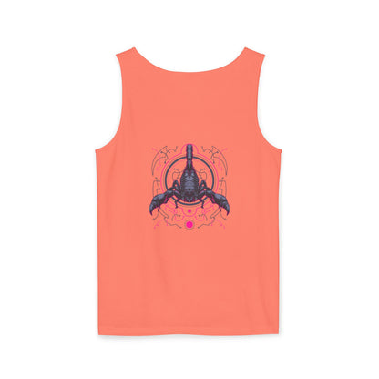 Scorpion Graphic Tank Top — Dark Cosmic Scorpion Art