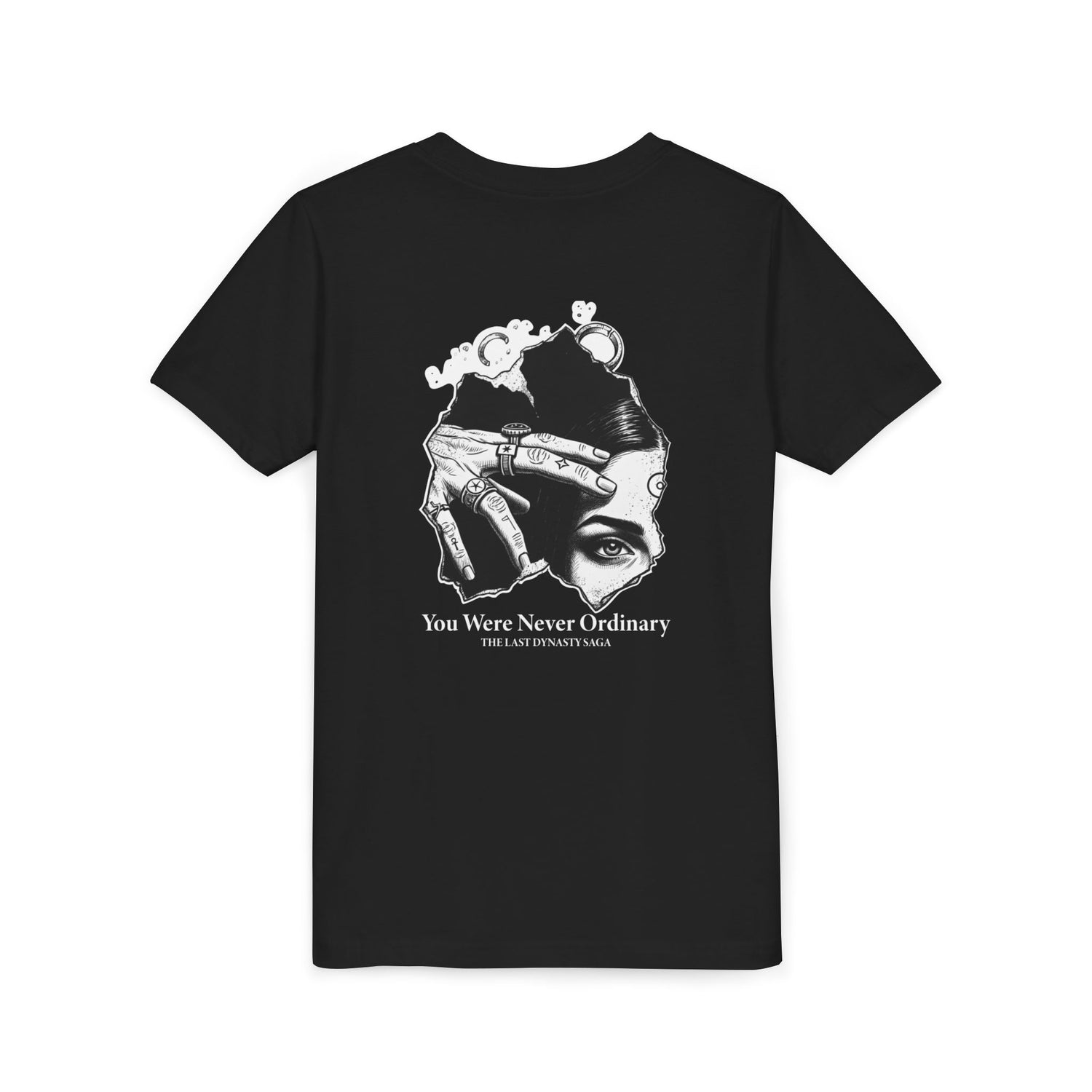 Youth Graphic Tee — THE SAGA Compass &amp; Abstract Hero&