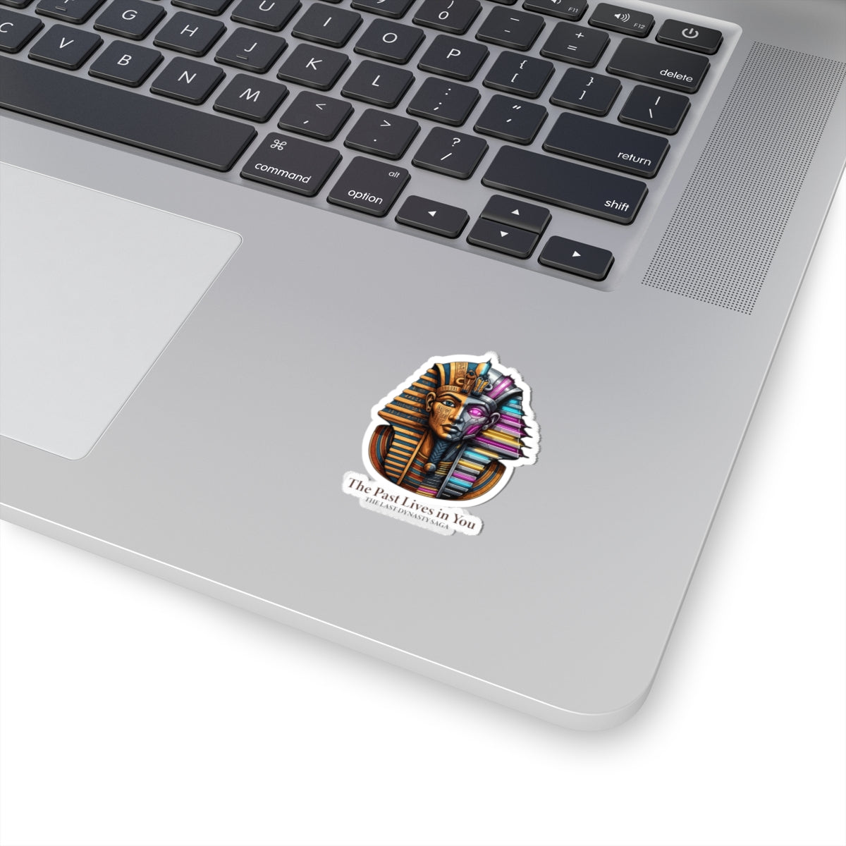 Last Dynasty Saga Sticker — Minimalist Retro Game Logo Kiss-Cut Sticker