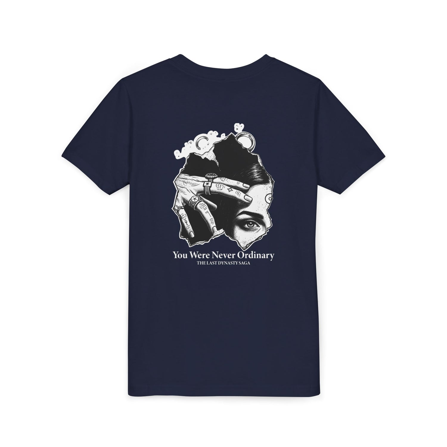 Youth Graphic Tee — THE SAGA Compass &amp; Abstract Hero&