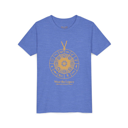 Youth Graphic Tee — THE SAGA Compass &amp; Abstract Hero&