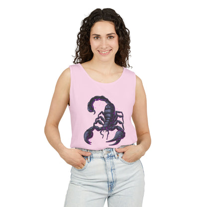 Scorpion Graphic Tank Top — Dark Cosmic Scorpion Art