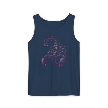 Scorpion Graphic Tank Top — Dark Cosmic Scorpion Art