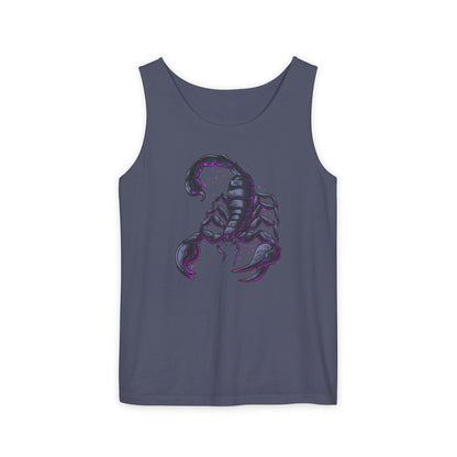 Scorpion Graphic Tank Top — Dark Cosmic Scorpion Art