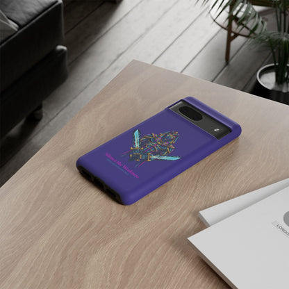 Phone Case — Neon Pharaoh Dual Swords "Silence the Weakness"