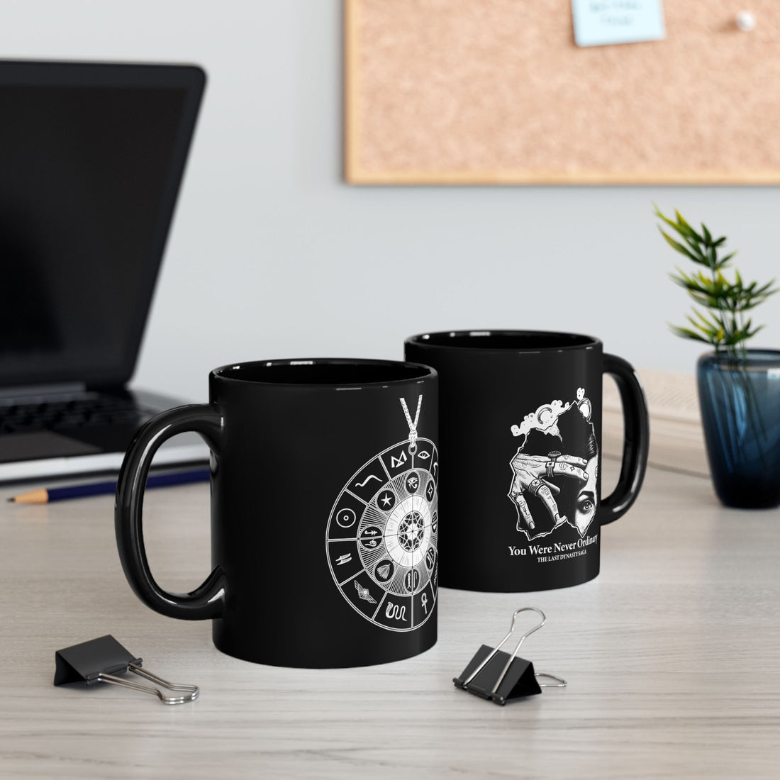 Black Ceramic Mug — &