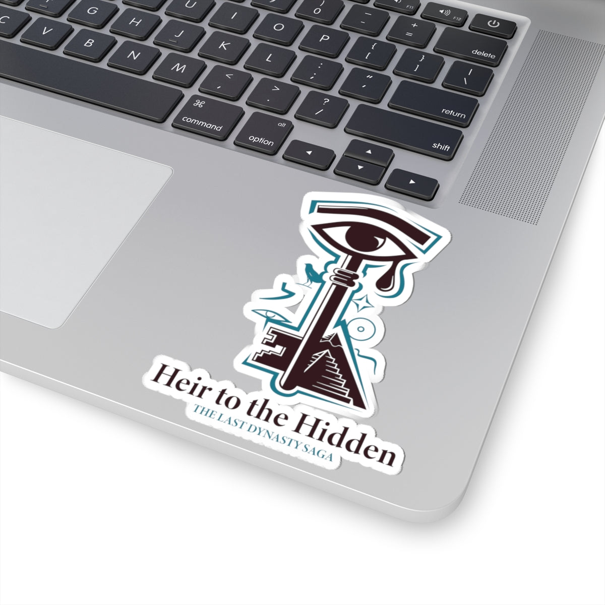 The Last Dynasty Saga Sticker — Minimalist Retro Game Logo Kiss-Cut Sticker