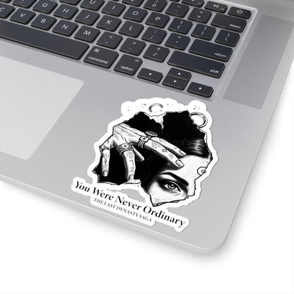 Last Dynasty Saga Sticker — Minimalist Retro Game Logo Kiss-Cut Sticker