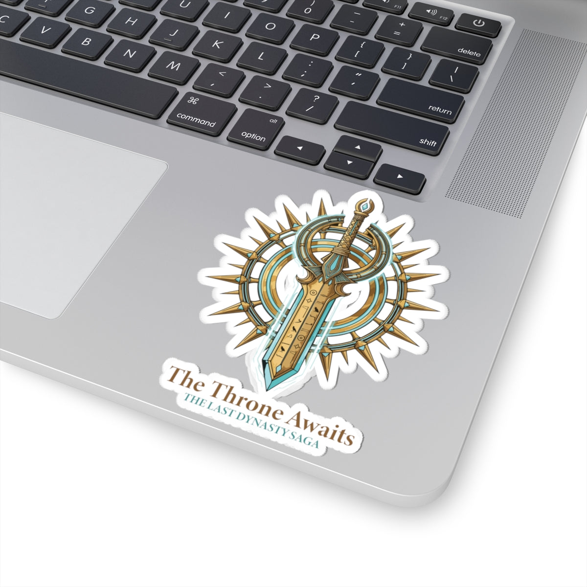 Last Dynasty Saga Sticker — Minimalist Retro Game Logo Kiss-Cut Sticker
