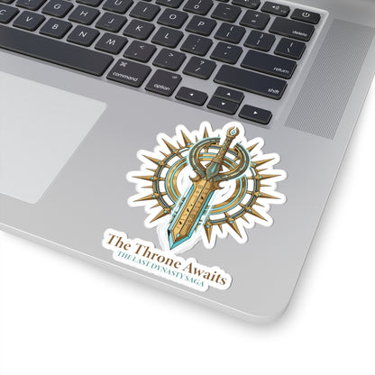 Last Dynasty Saga Sticker — Minimalist Retro Game Logo Kiss-Cut Sticker