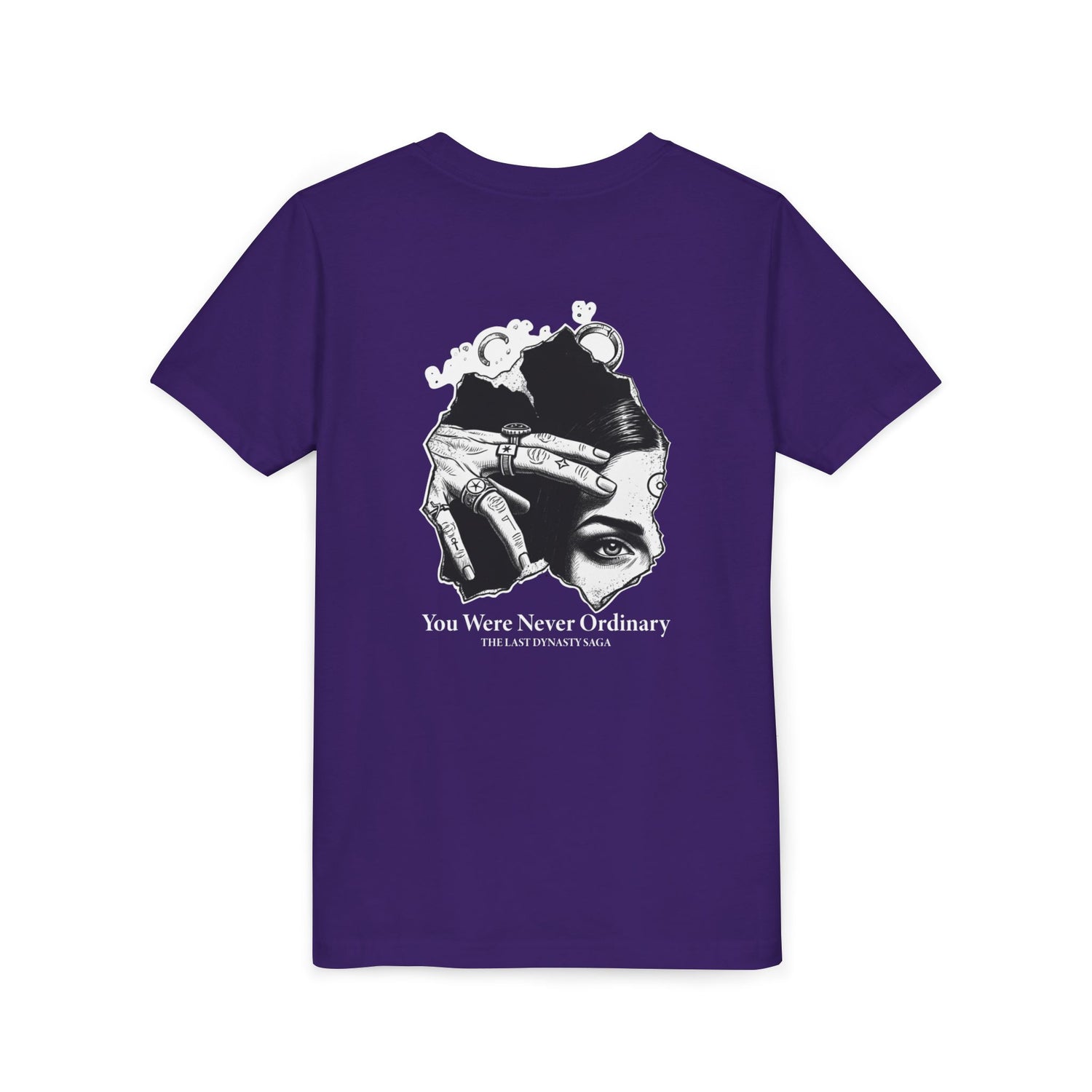 Youth Graphic Tee — THE SAGA Compass &amp; Abstract Hero&