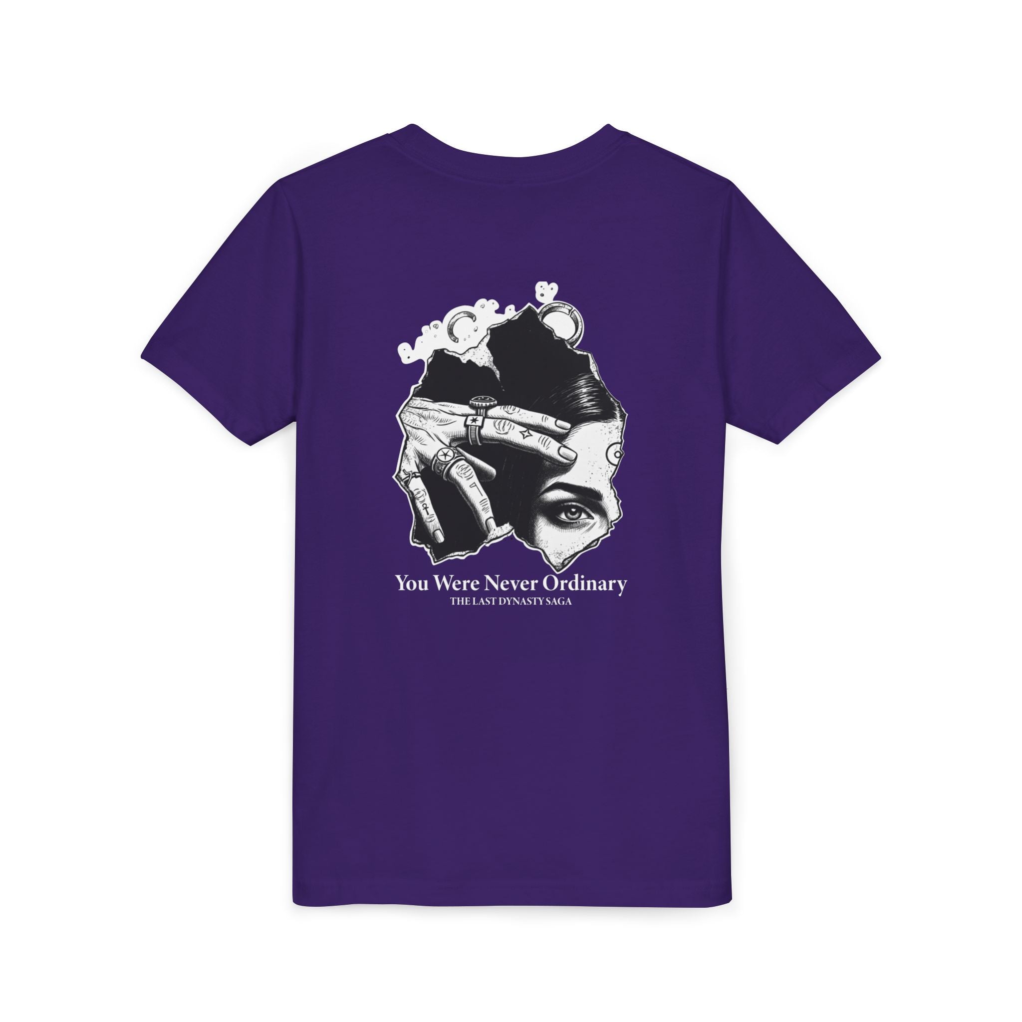 Youth Graphic Tee — THE SAGA Compass &amp; Abstract Hero&