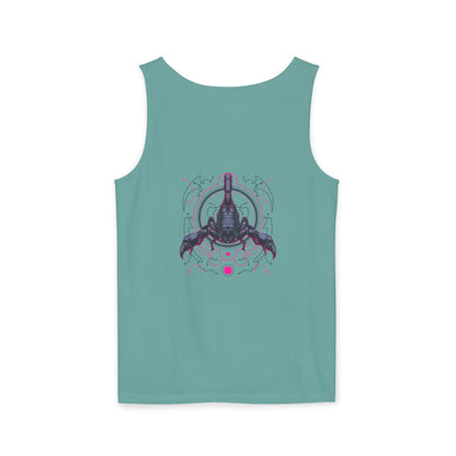 Scorpion Graphic Tank Top — Dark Cosmic Scorpion Art